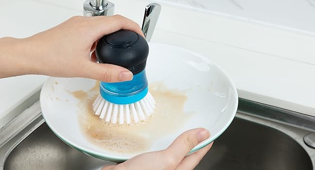 dish soap dispenser brush,cleaning brush for dishes